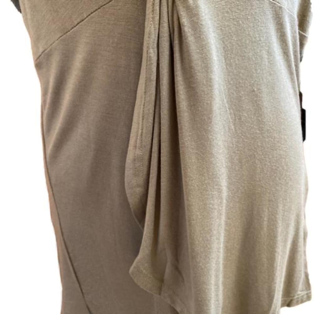 NWT Doe & Rae Olive Green Cold Shoulder Top Size Large - Picture 3 of 10
